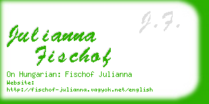 julianna fischof business card